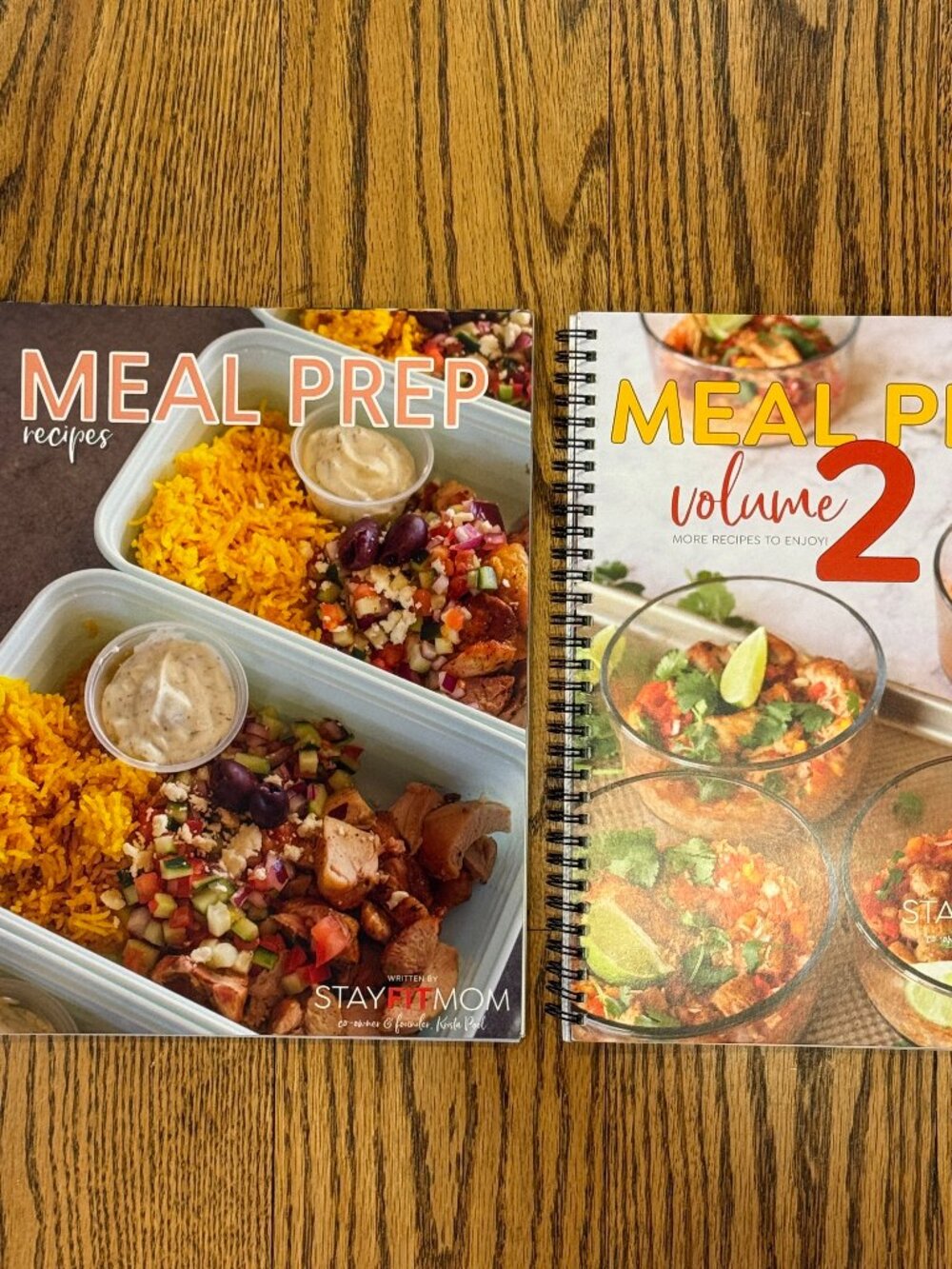 STAY FIT MOM Meal Prep Cookbooks - Volume 1 & 2 – Macro Recipes. Krista Pool SFM